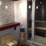 finished basement renovation, basement bathroom construction, wine cellar, DW Taylor Construction Richmond VA